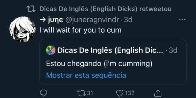 Dicas De Inglês (English Dicks) on X:  / X