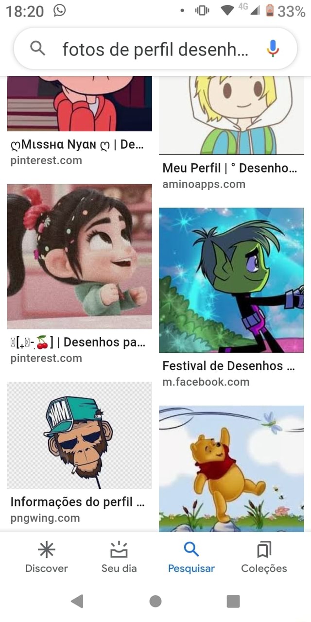 Desenhos do Edu: Desenho para perfil