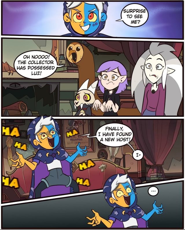 If the Collector accidentally kidnaps Luz instead of Amity (Luz pushes Amity  aside or something), what do you think Amity's nightmare would have been? :  r/TheOwlHouse
