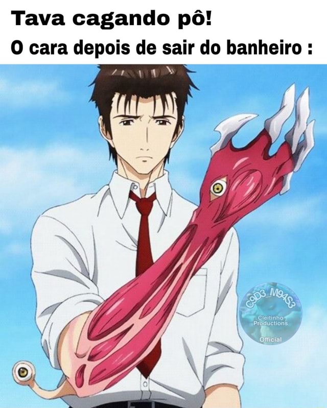 tava no banheiro meme