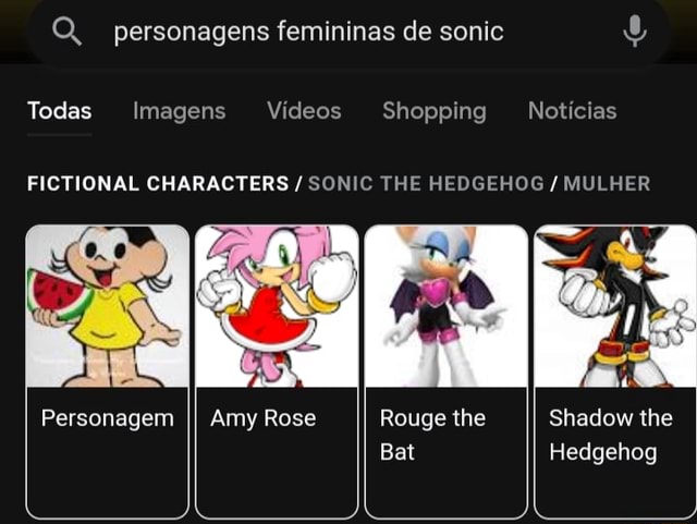 Personagens: Amy Rose