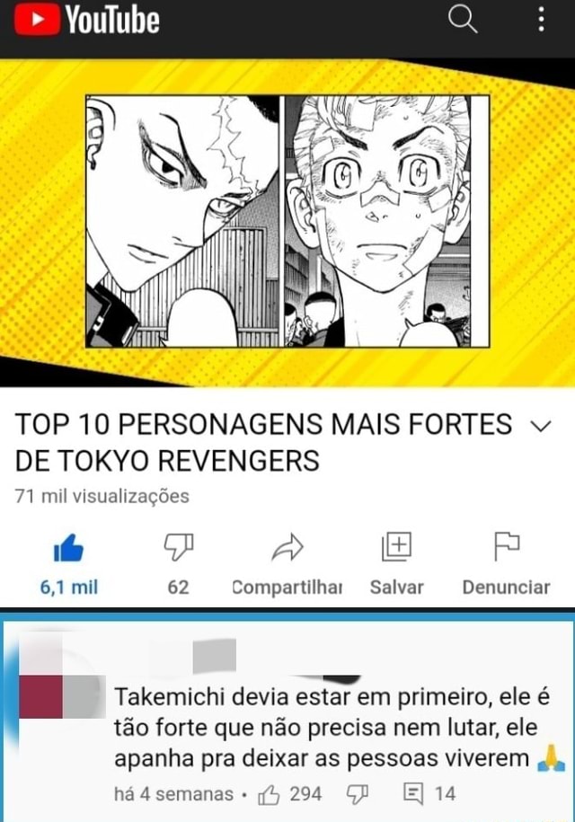 Os 10 personagens mais fortes de Tokyo Revengers - lista definitiva