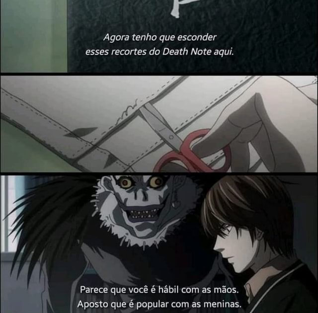 Absurdo! Death Note na mão de crianças!