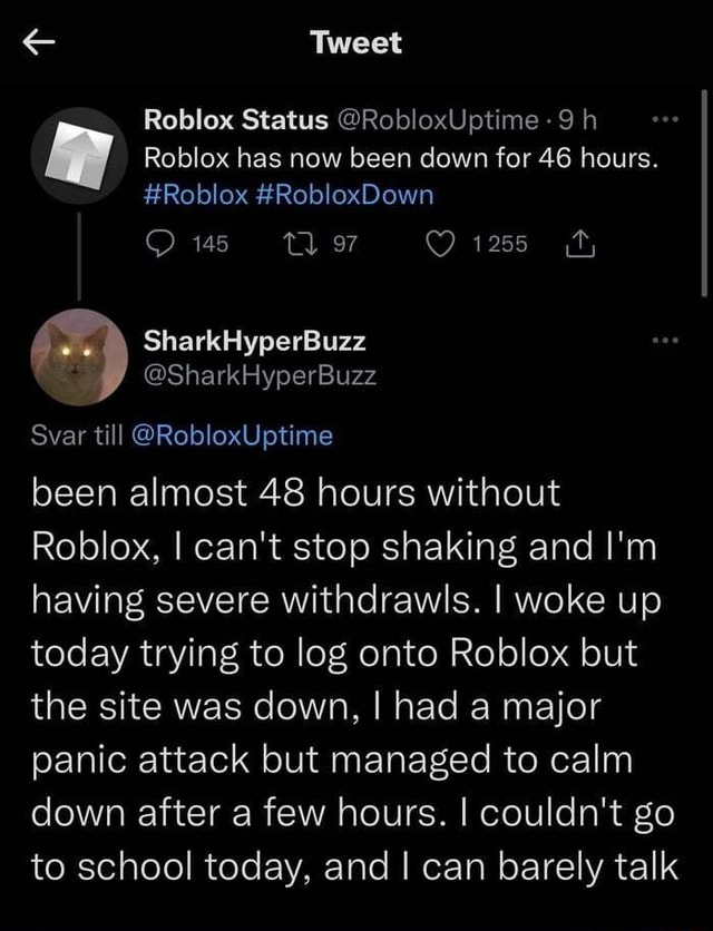 Roblox Status on X: Here's what the Roblox front page looks like at 7:42  PM UTC. #Roblox #RobloxDown  / X