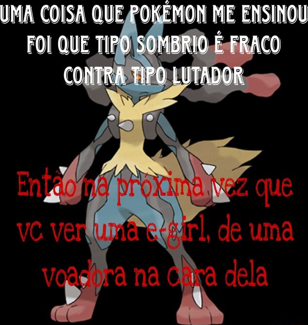 Que Pokémon do tipo LLUTADOR é VOCÊ