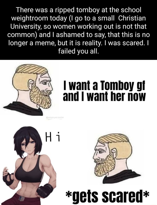 THE TOMBOY GETS THE - iFunny Brazil
