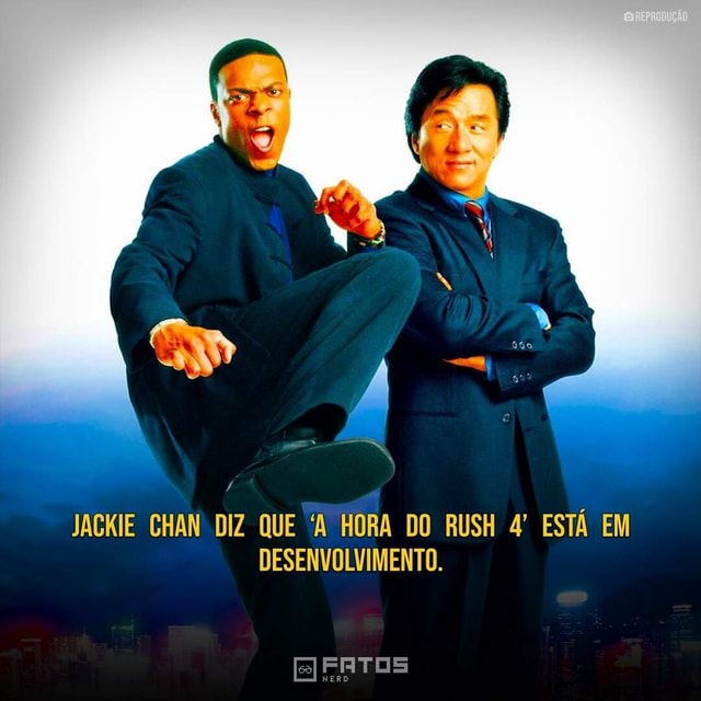 A Hora do Rush 4  Jackie Chan revela que filme está em