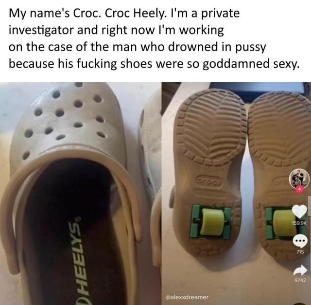 My name's Croc. Croc Heely. I'm a private investigator and right now I