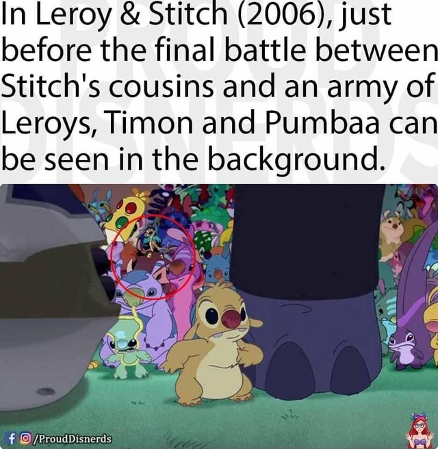 Stitch cousins