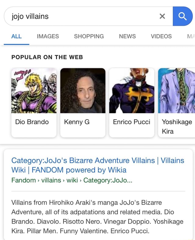 Dio Brando, Villains Wiki