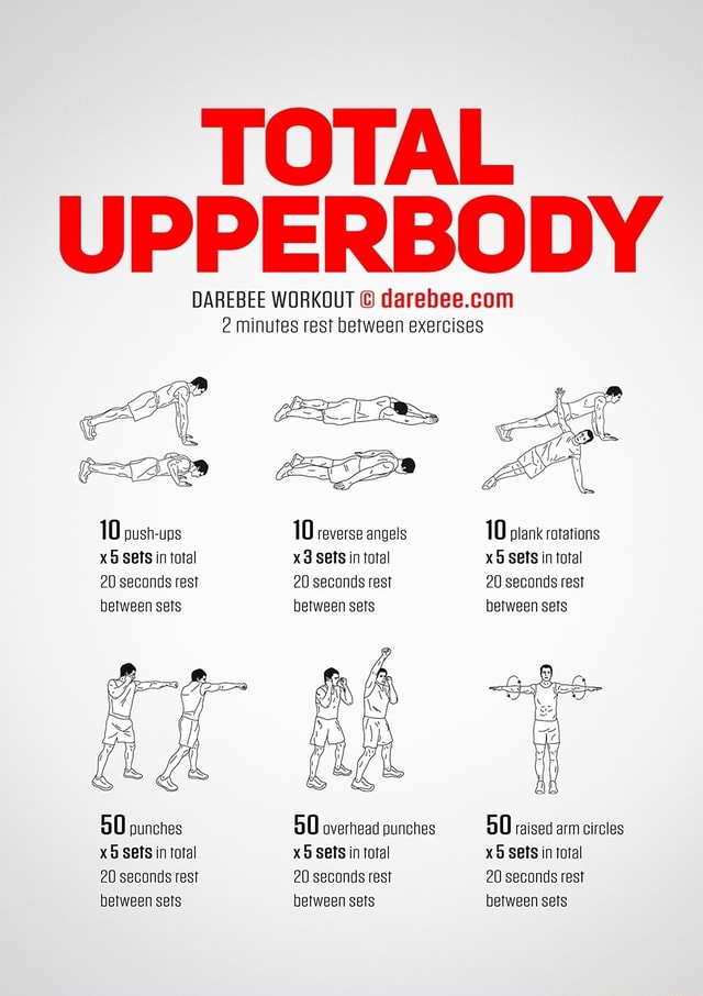 Arms 360 Workout Upper body proportional strength from Darebee