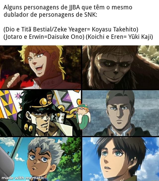 JUNTANDO VOZES DE DUBLADORES COM PERSONAGENS DE MANGA/ ANIME OBRA: GOLDEN  KAMUY - iFunny Brazil