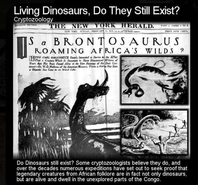 Living Dinosaurs, Do They Still Exist? Cryptozoology NEW I