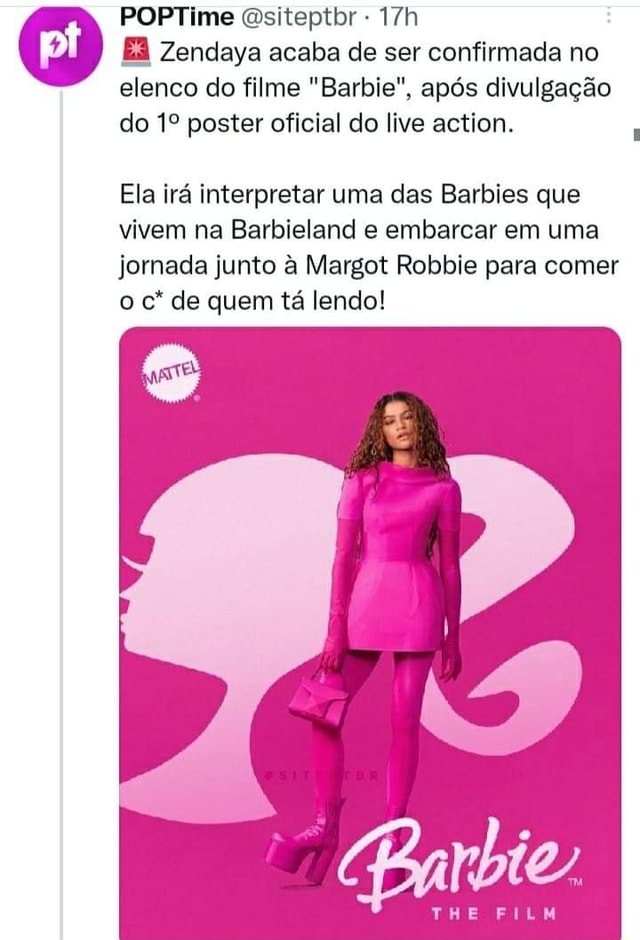 Margot Robbie é confirmada como Barbie em filme live-action