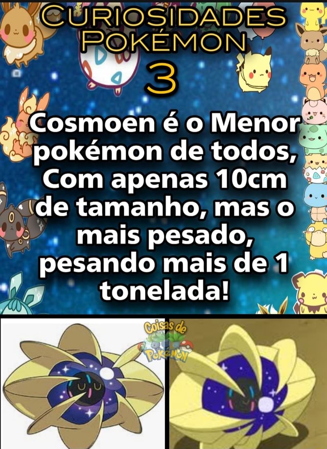 QUAL O MAIOR E O MENOR POKÉMON DO MUNDO??? 