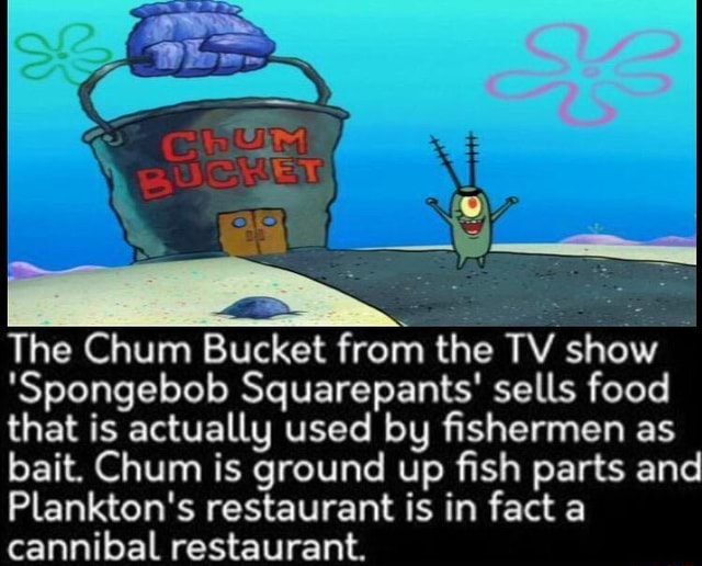 ME The Chum Bucket from the TV show 'Spongebob Squarepants' sells
