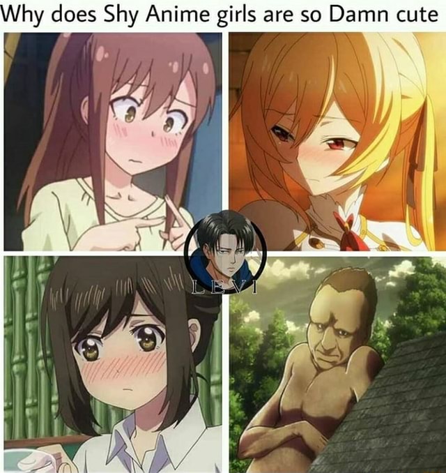 Anime memes on X: Shy Girl Syndrome Post:   #animemes #animememes #memes #anime  / X