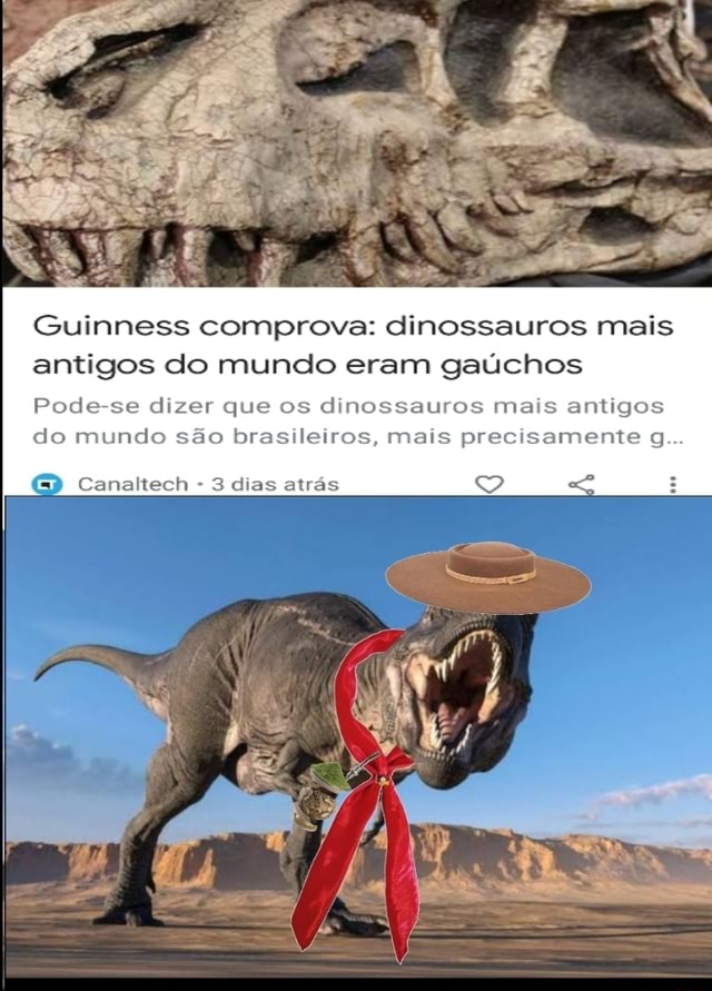 Guinness reconhece que dinossauros mais antigos do mundo foram