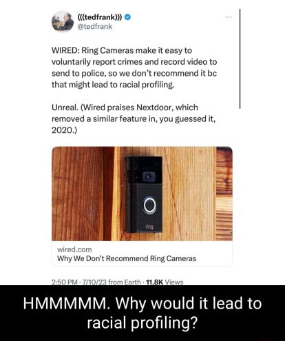 Why We Don't Recommend Ring Cameras