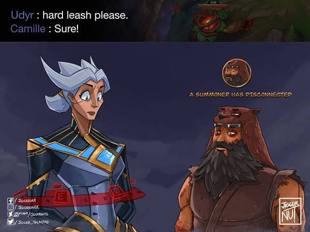 League of Legends - Hard leash please.