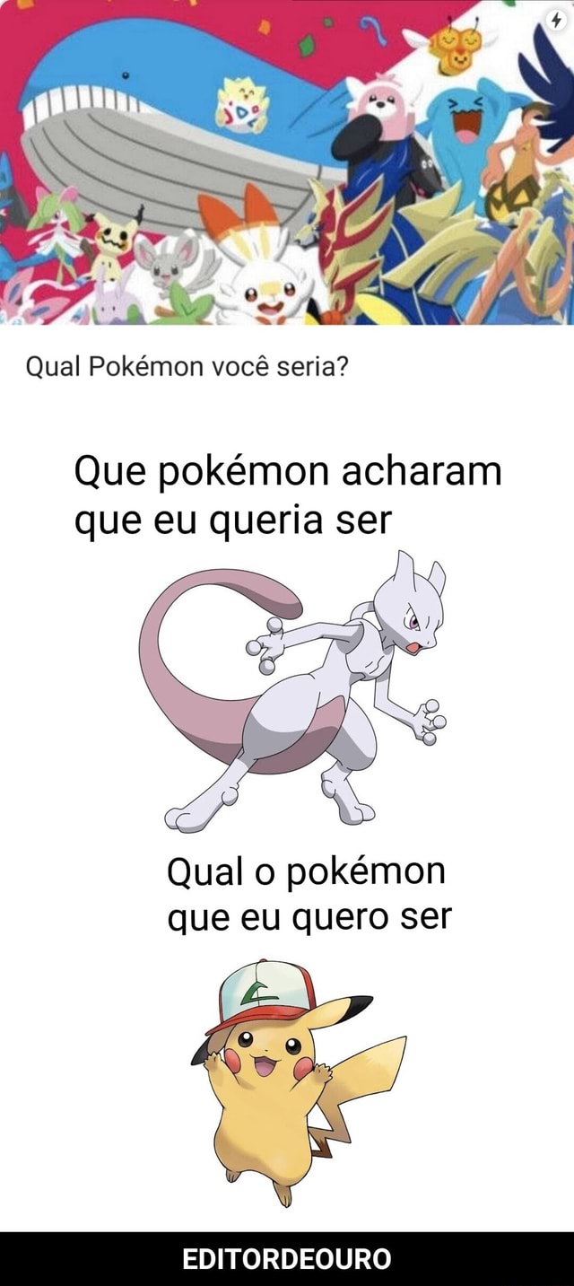 Qual tipo de pokemon você seria