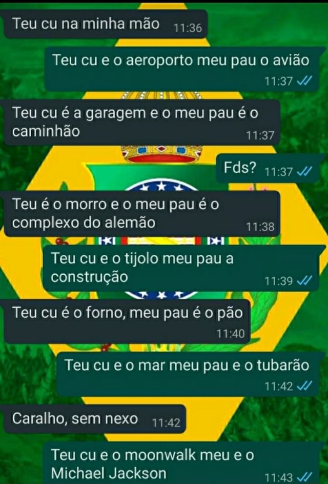 Teu Cu Na Minha Mão 4436 Teu Cu E O Aeroporto Meu Pau O Avião Teu Cu é A Garagem E O Meu Pau é 7702