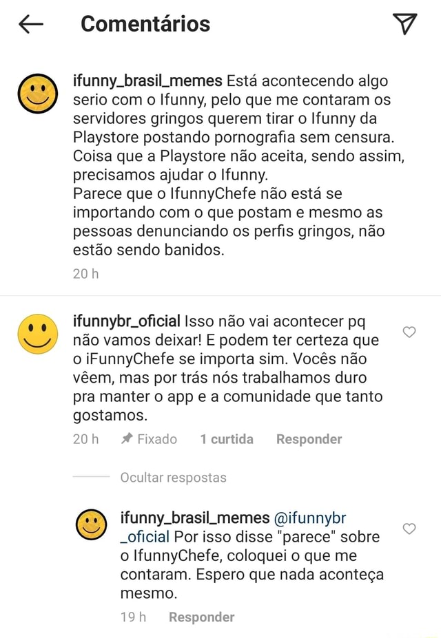 Gente, minha conta foi hackeada, por favor, denunciem, n sou eu que estou  fazendo essas postagens - iFunny Brazil