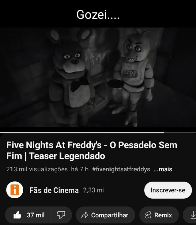 Five Nights at Freddy's: O Pesadelo sem fim, Filme 2023