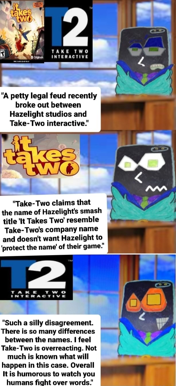 Hazelight Abandons It Takes Two Name After Take-Two Trademark Claim - Game  Informer