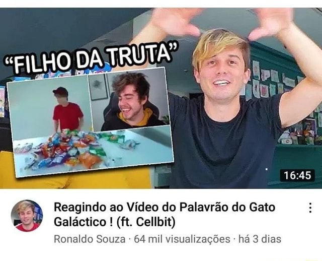 FILHO DA TRUTA! Reagindo ao Vídeo do Palavrão do Gato Galáctico