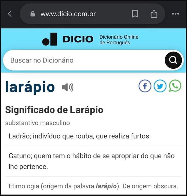 Análise - Dicio, Dicionário Online de Português