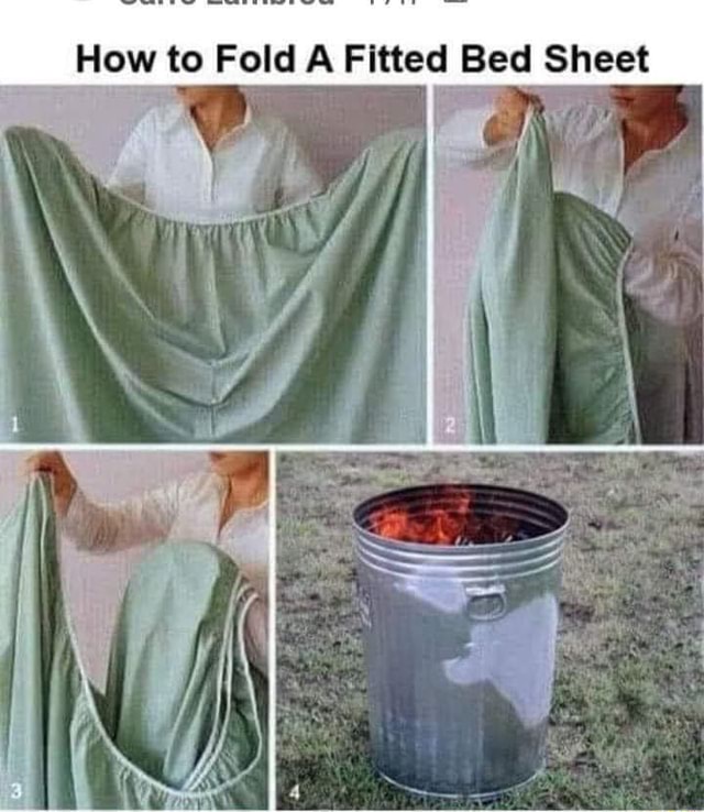 How to Fold a Fitted Sheet