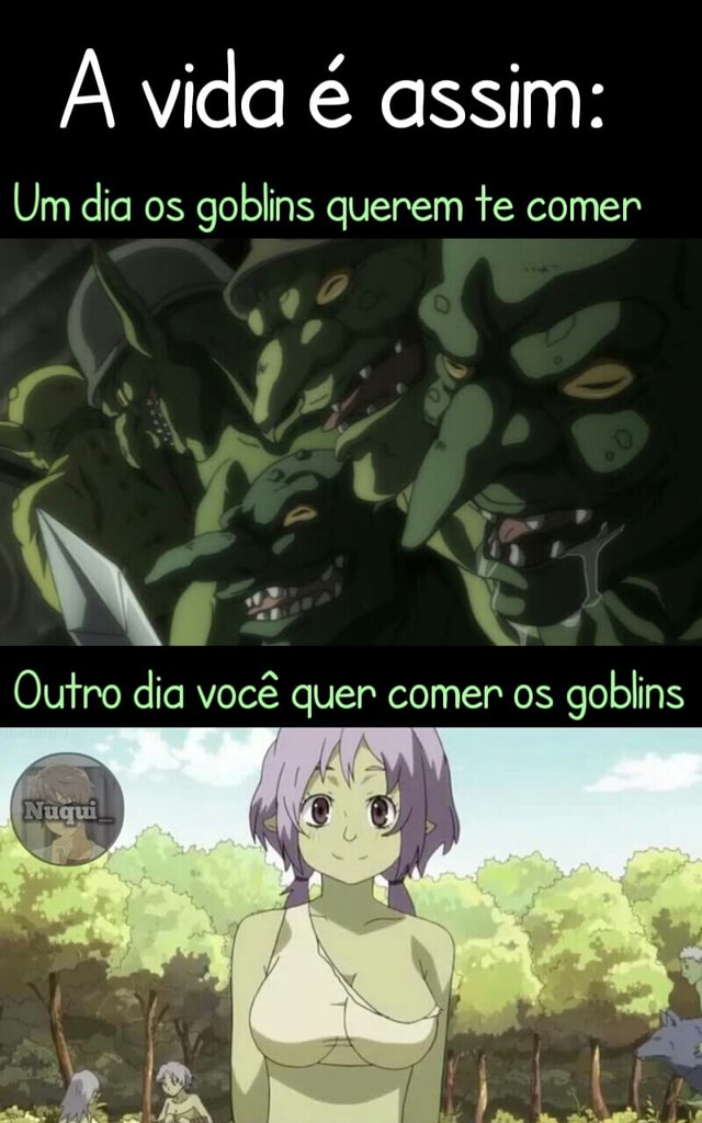 Nossa Goblin Slayer é muito bom! Eu depois de ver: Goblins não é mesmo? -  iFunny Brazil