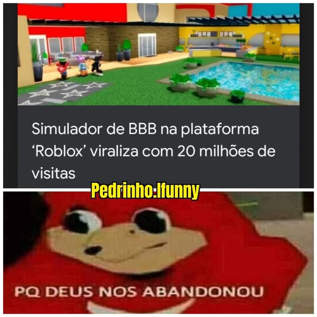 Simulador de BBB no 'Roblox' viraliza com 20 mi de visitas - Olhar