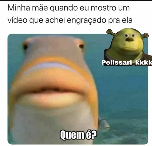 Memes em Imagens (Qmemesemimagens - Mãe, olha esse vídeo engraçado Minha  mãe: - iFunny Brazil