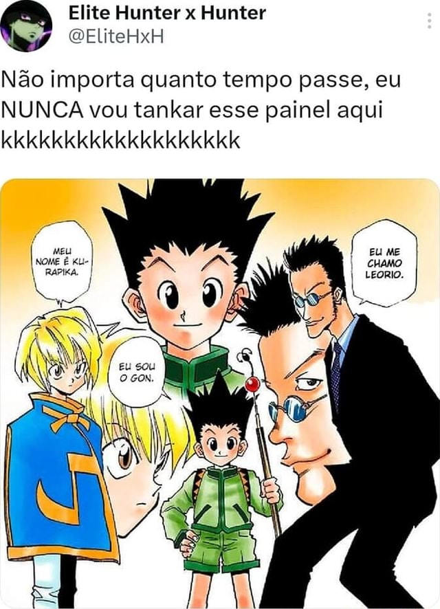 Esse momento é uma incrível - Elite Hunter x Hunter