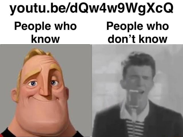 People who People who know __don't know - iFunny Brazil