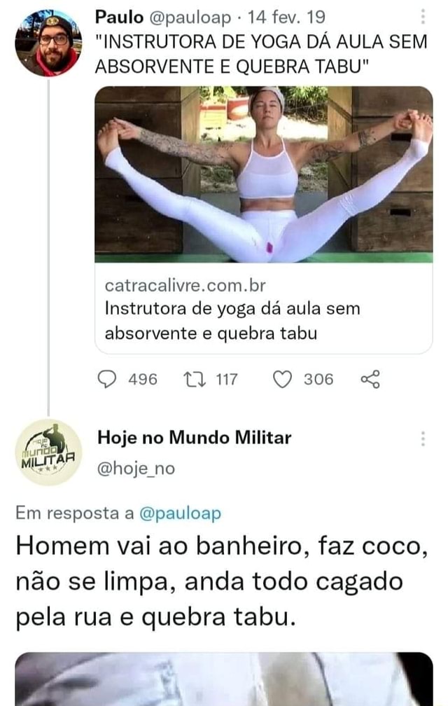 Sem banheiro nem absorvente