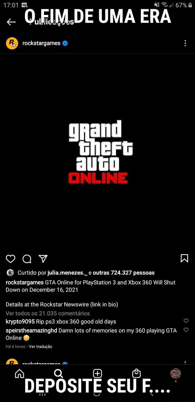 Traducao nos comentarios rockstargames @ A Message from Rockstar