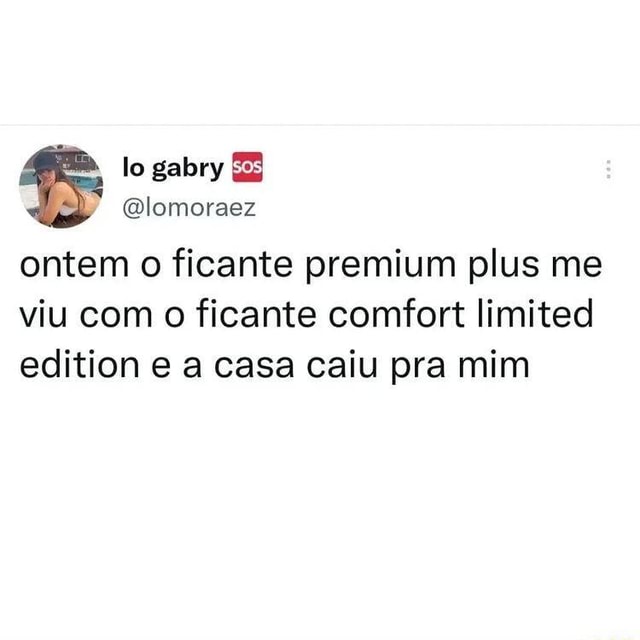 Ficante 'premium' ou que 'expira em 15 dias': meme tenta definir