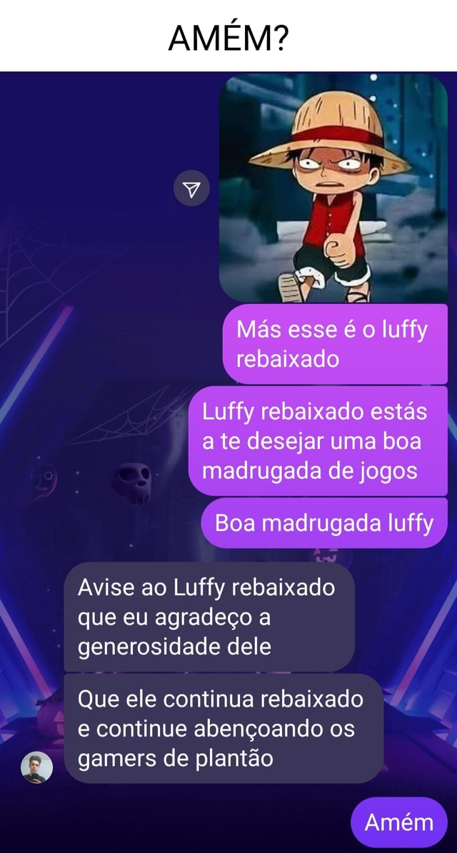 luffy rebaixado 