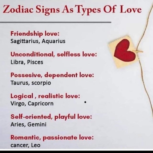 Zodiac Signs As Types Of Love Friendship love Sagittarius