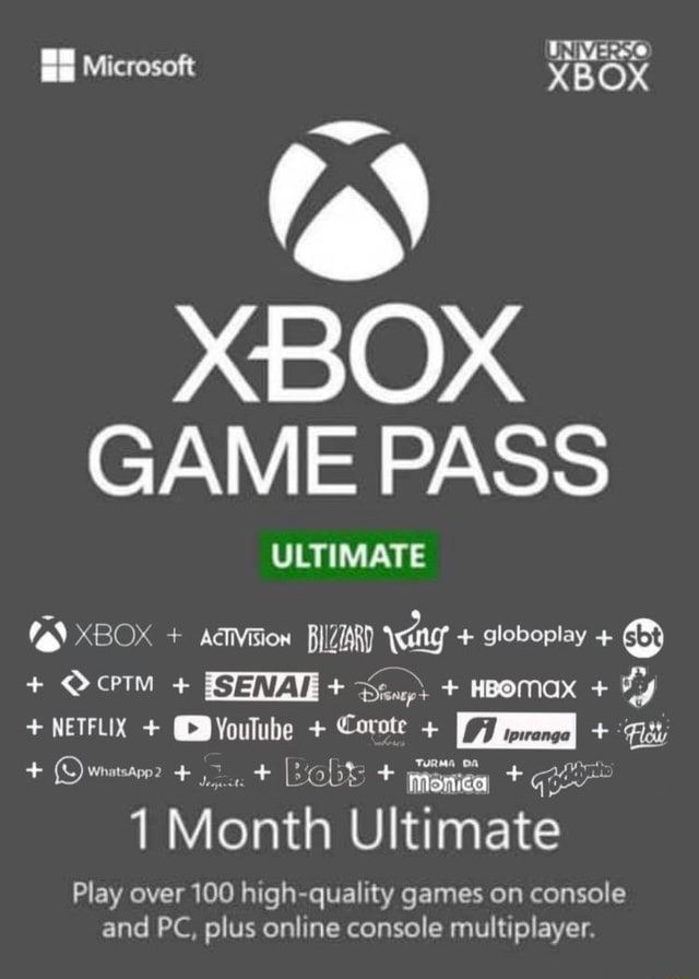 IBONLINE Nintendo Switch Online PlayStation Plus XBOX MEMES XBOX GAME PASS  ULTIMATE - iFunny Brazil