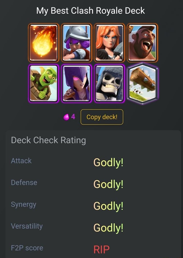 My best clash royale deck