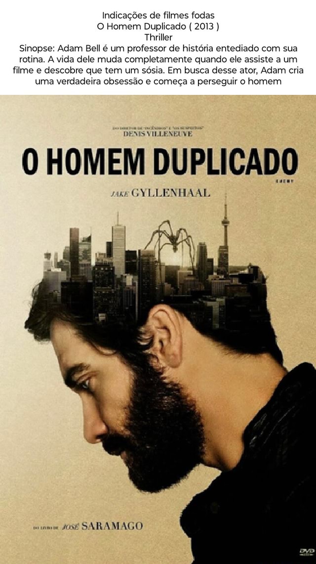 O HOMEM DUPLICADO E SEUS OUTROS:, Provas História