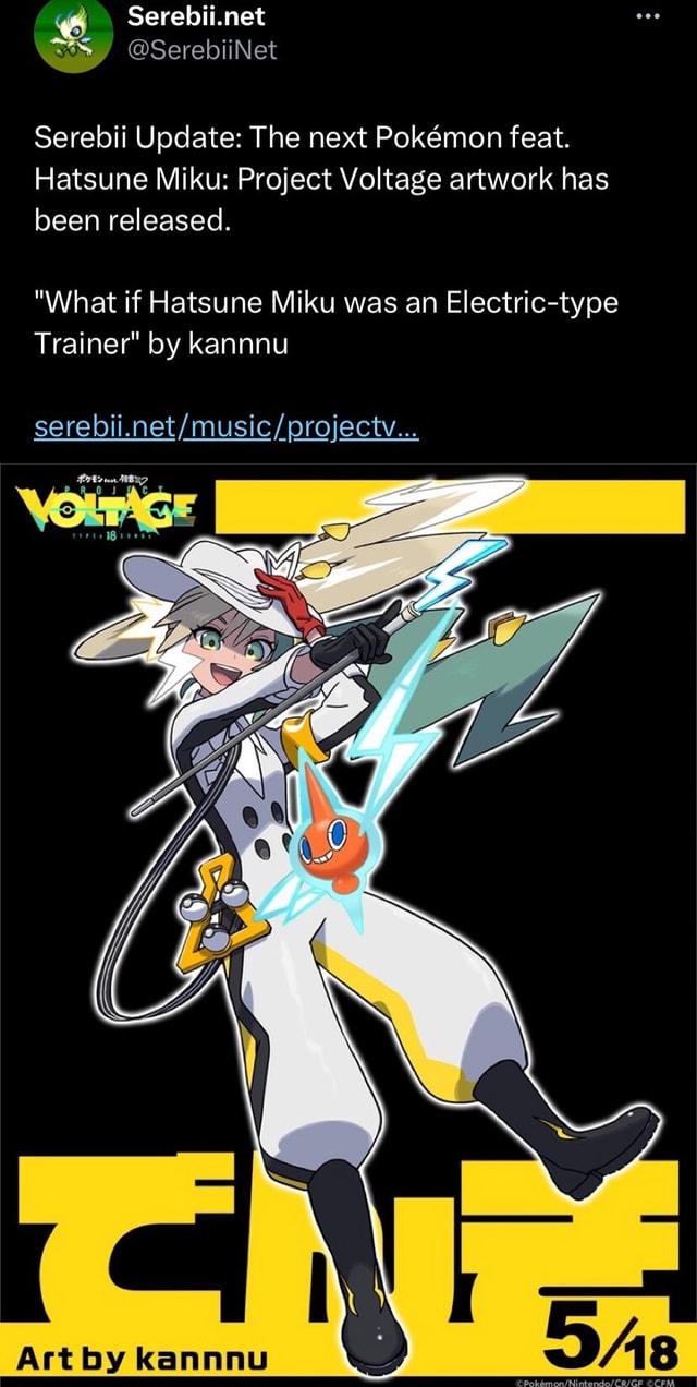 / @SerebiiNet Serebii Update: The Next Pokemon Feat. Hatsune Miku ...