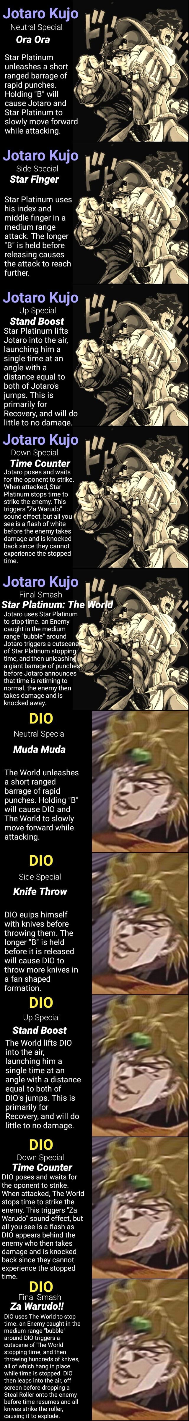 DIO ZA WARUDO (with Jotaro Time Stop SFX) 