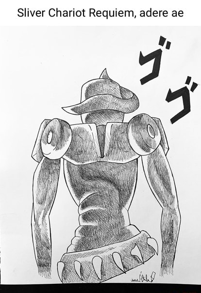 silver chariot requiem drawing｜TikTok Search