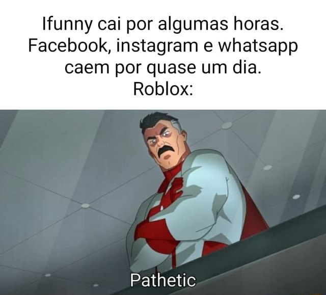 O ROBLOX CAIU E AGORA?? 