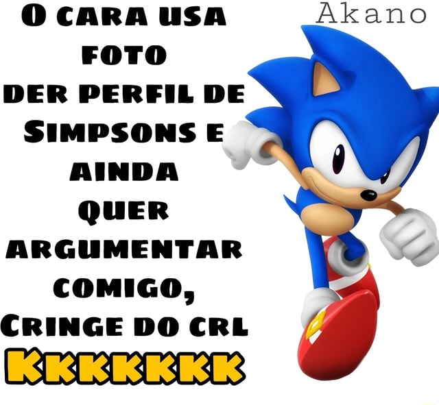 O CARA USA Akano FOTO DER PERFIL DE SIMPSONS E AINDA QUER